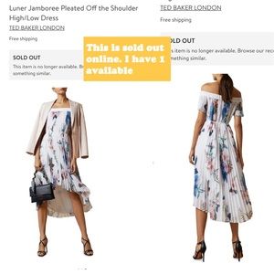 Ted Baker London Luner Jamboree Pleated Dress